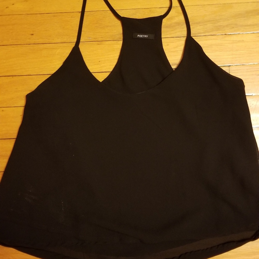 Black crop top